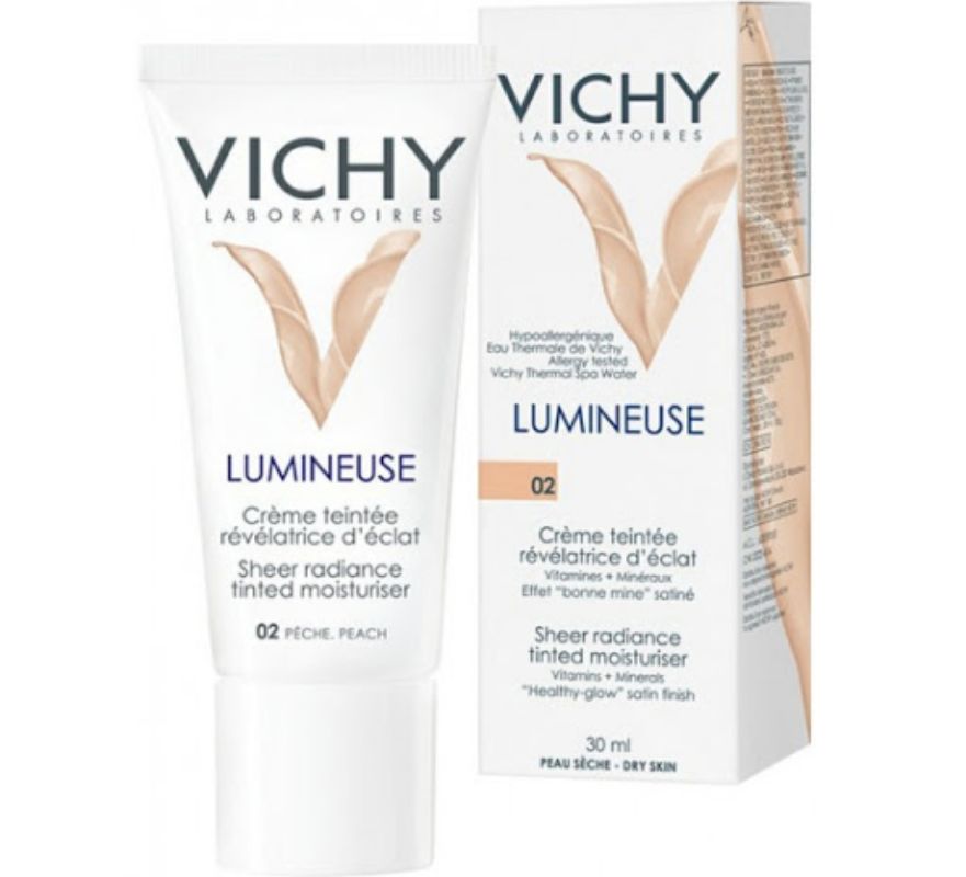 vichy lumineuse tinted moisturiser 02